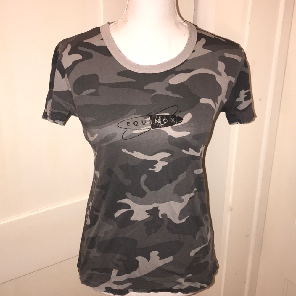 Distressed Equinox Camo Tee